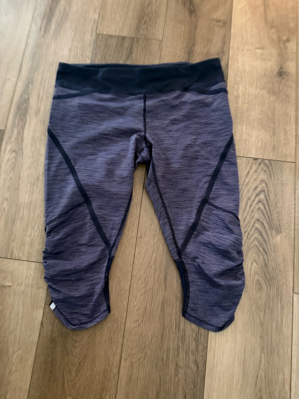 lululemon athletica Heathered Purple Capri Leggings